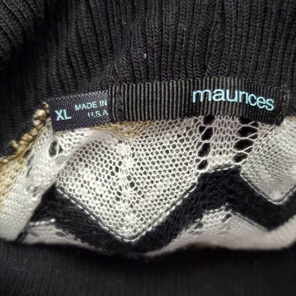 Maurices XL Cream/Black Sweater - Picture 5 of 6